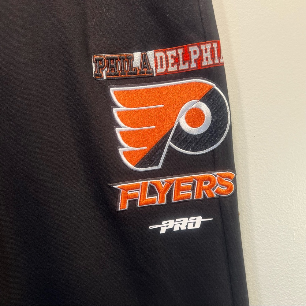 Pro Standard Luxury Athletic Collection Philadelphia Flyers Sweatpants NEW Sz L - Picture 3 of 13